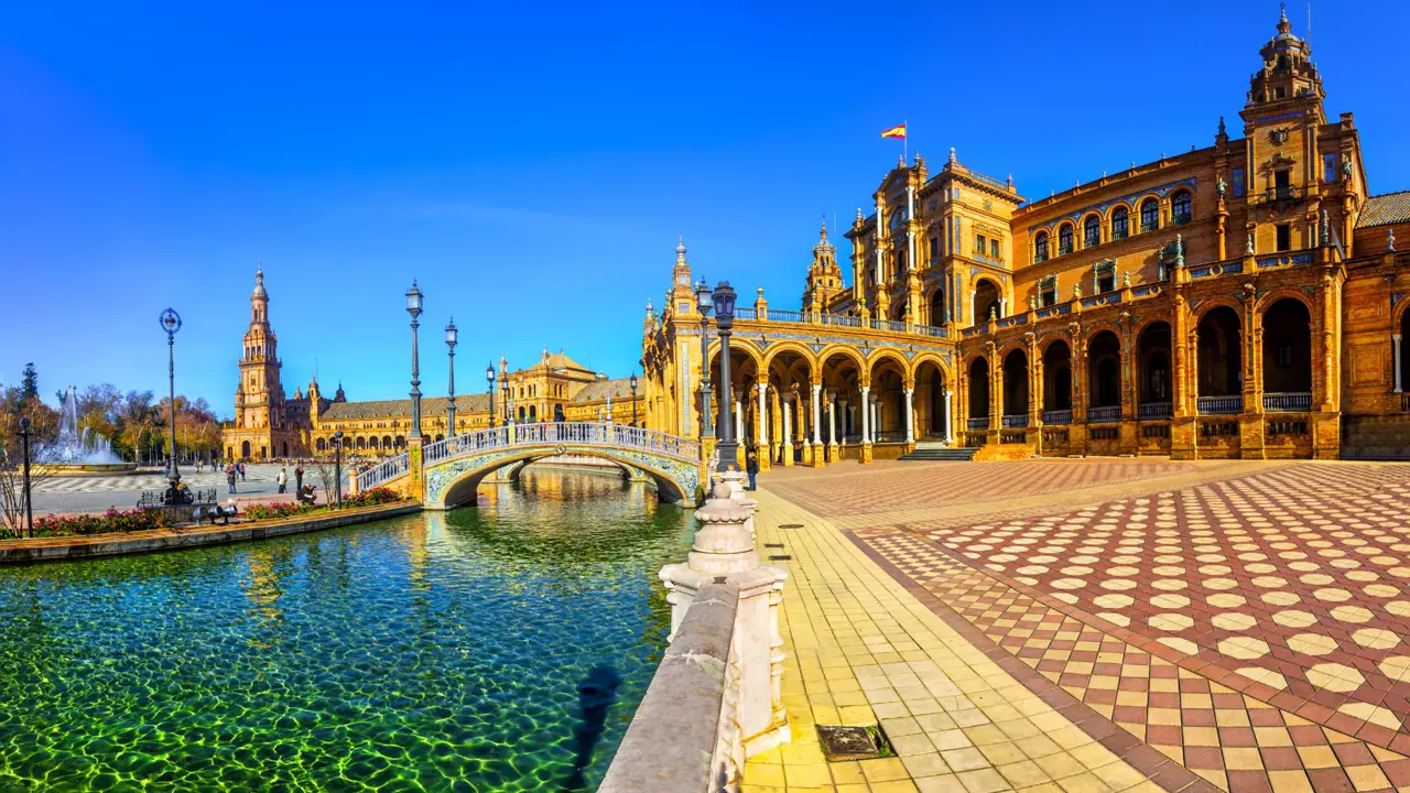 Sh 742062100 Plaza Espana. Seville, Andalusia, Spain