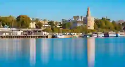 Guadalquivir River and Torre Del Oro, Seville