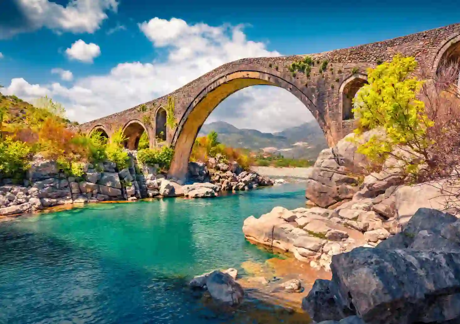Old Mes Bridge, Shkoder, Albania
