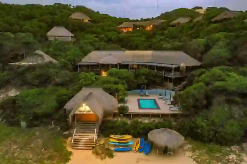 Machangulo Beach Lodge Aerial