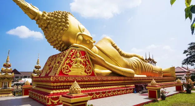 Reclining buddha Vientiane