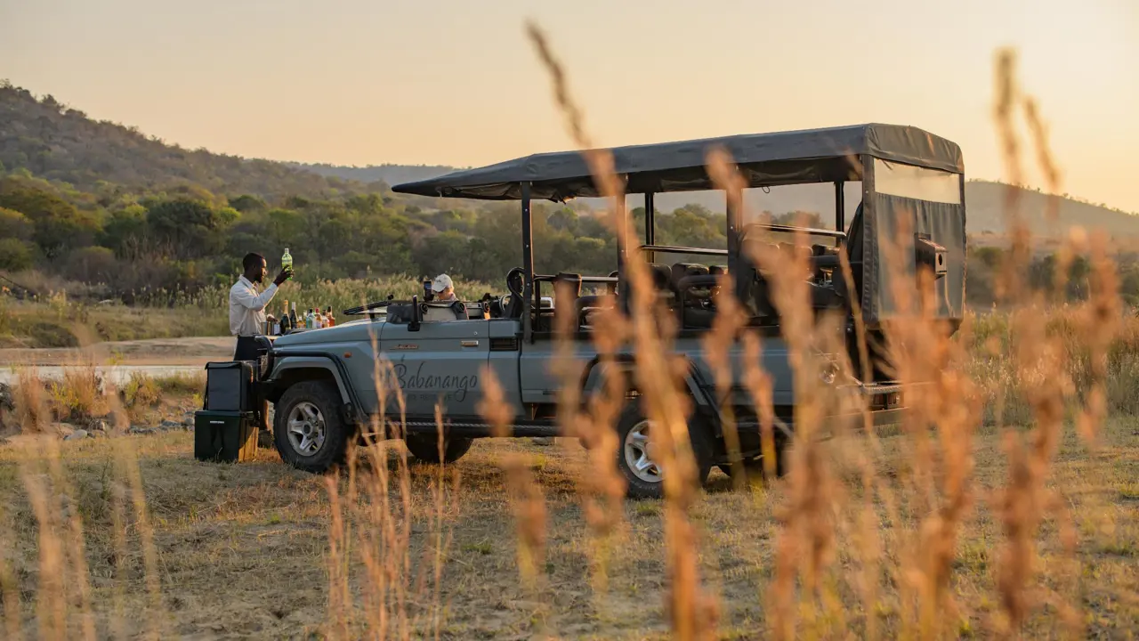 Babanango Game Reserve, sundowners