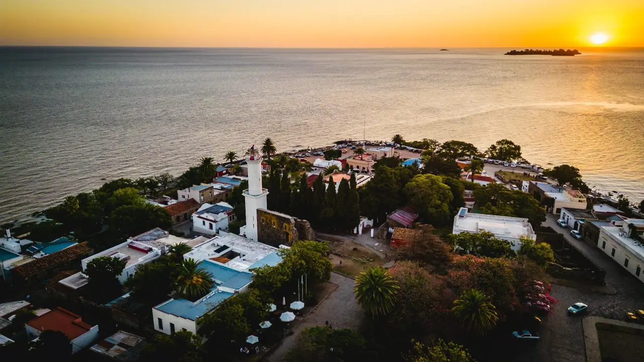 Colonia del Sacramento at Sunset, Uruguay