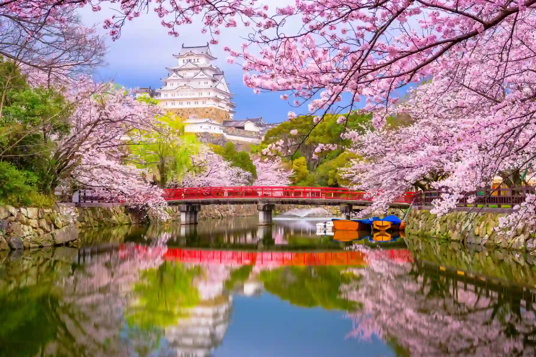 Himeji, Japan At Himeji Castle's Spring