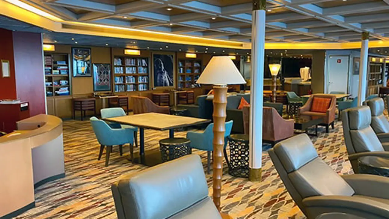 Lounge area on board Borealis