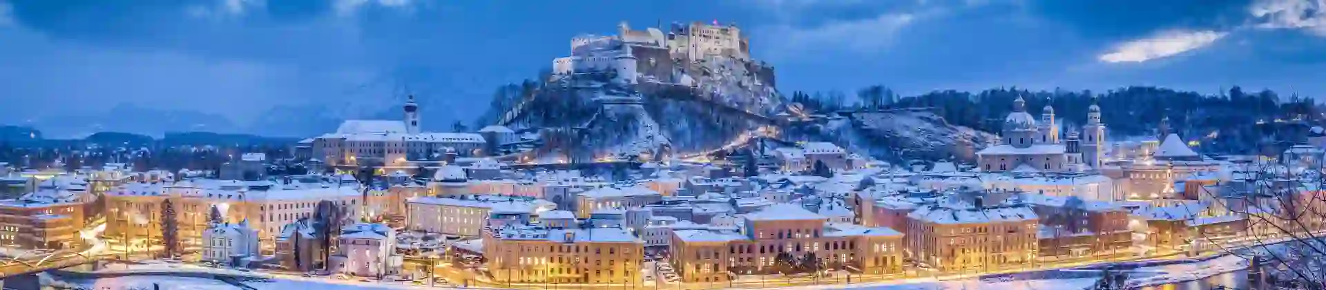 Salzburg in winter, Austria