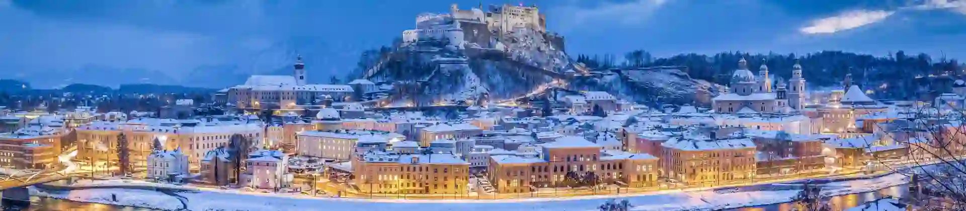 Salzburg in winter, Austria