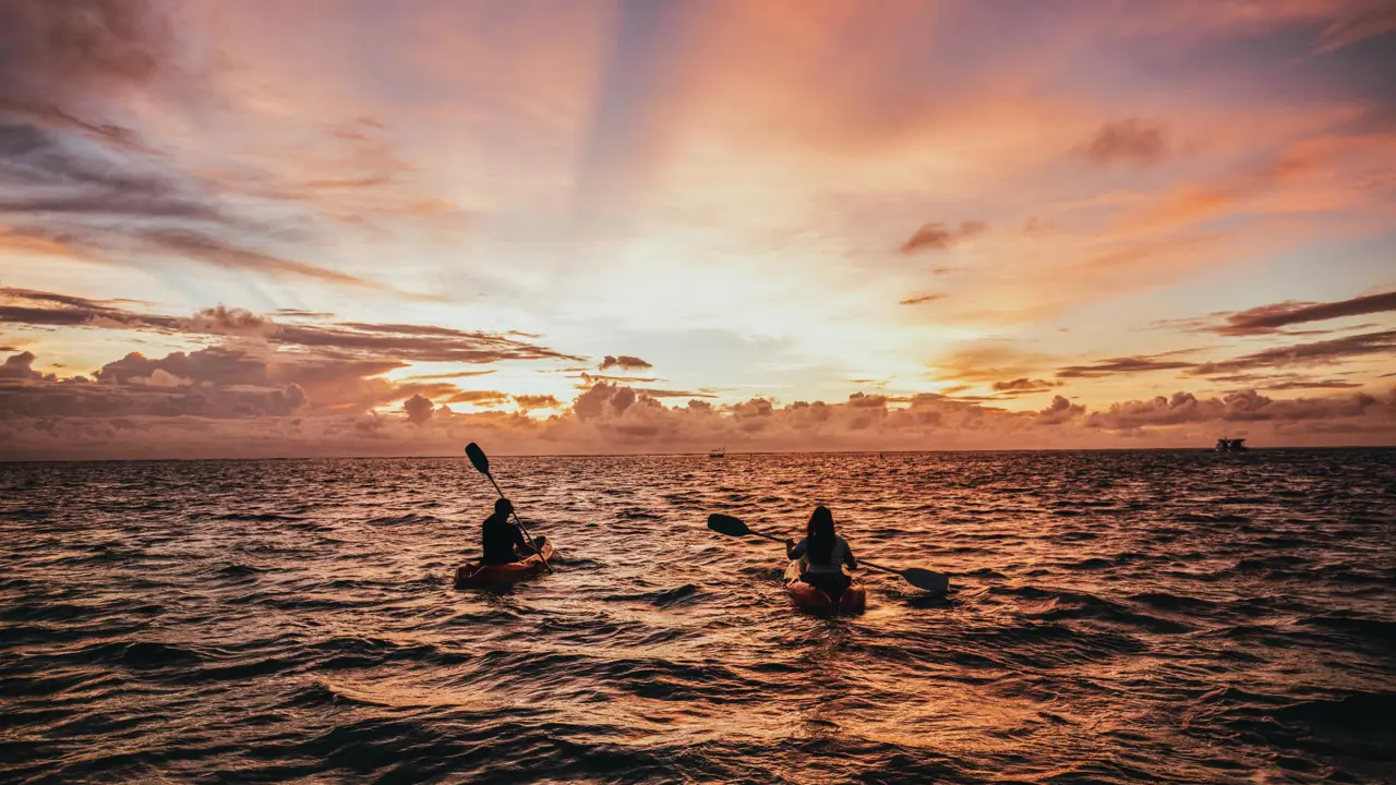 Long Beach, Mauritius Sunset Kayak