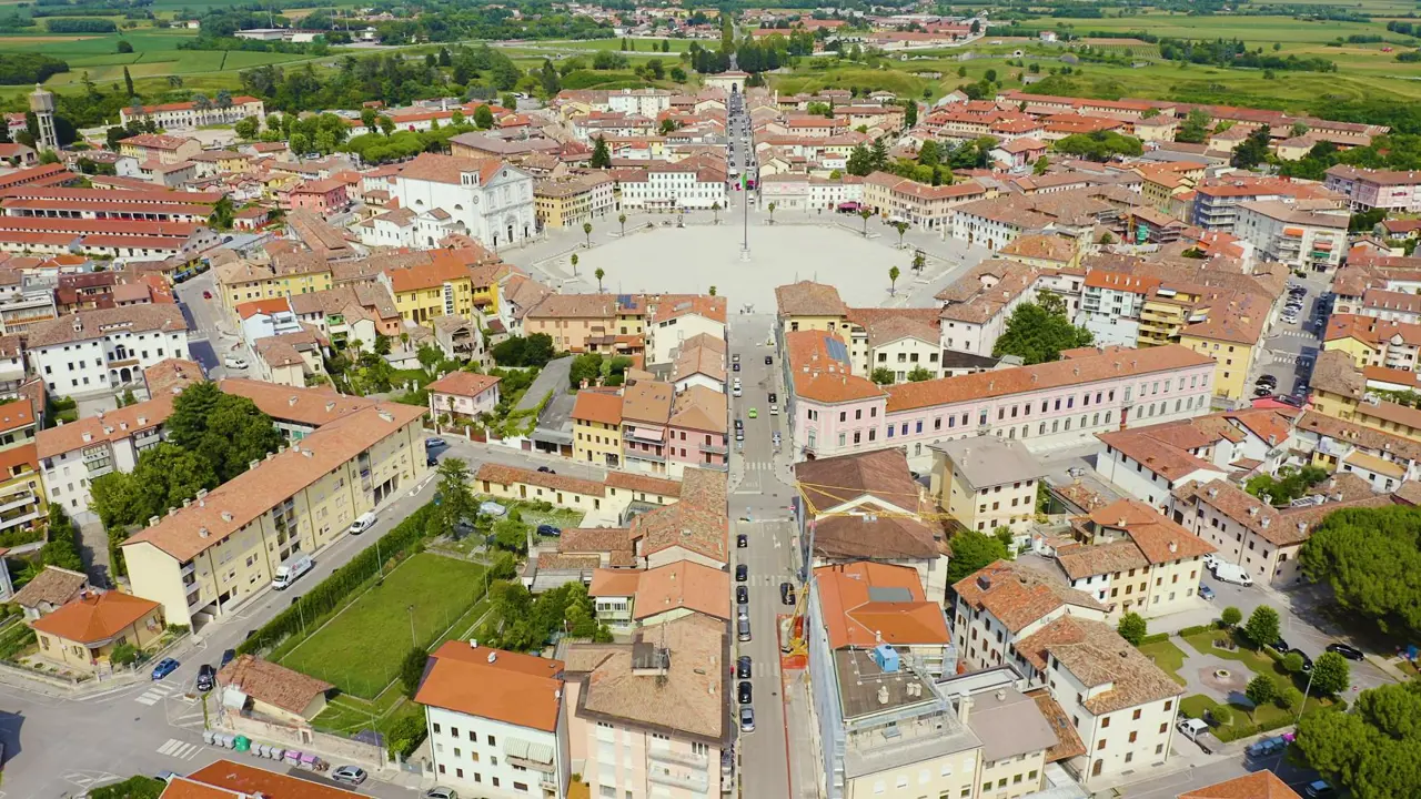 Piazza Grande, Palmanova, Friuli Venezia Giulia, Italy