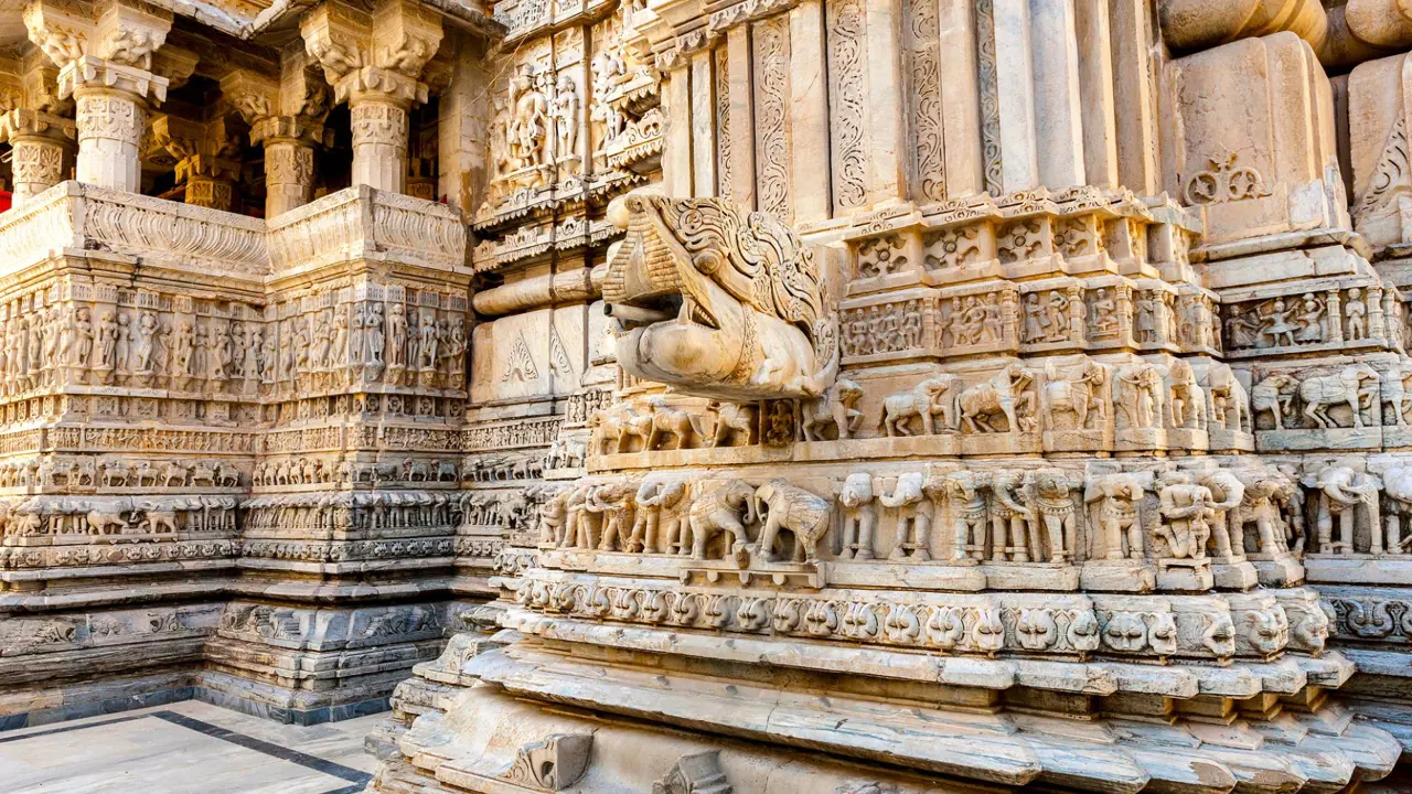 Bas Relief, Jagdish Temple, Udaipur Rajasthan, India