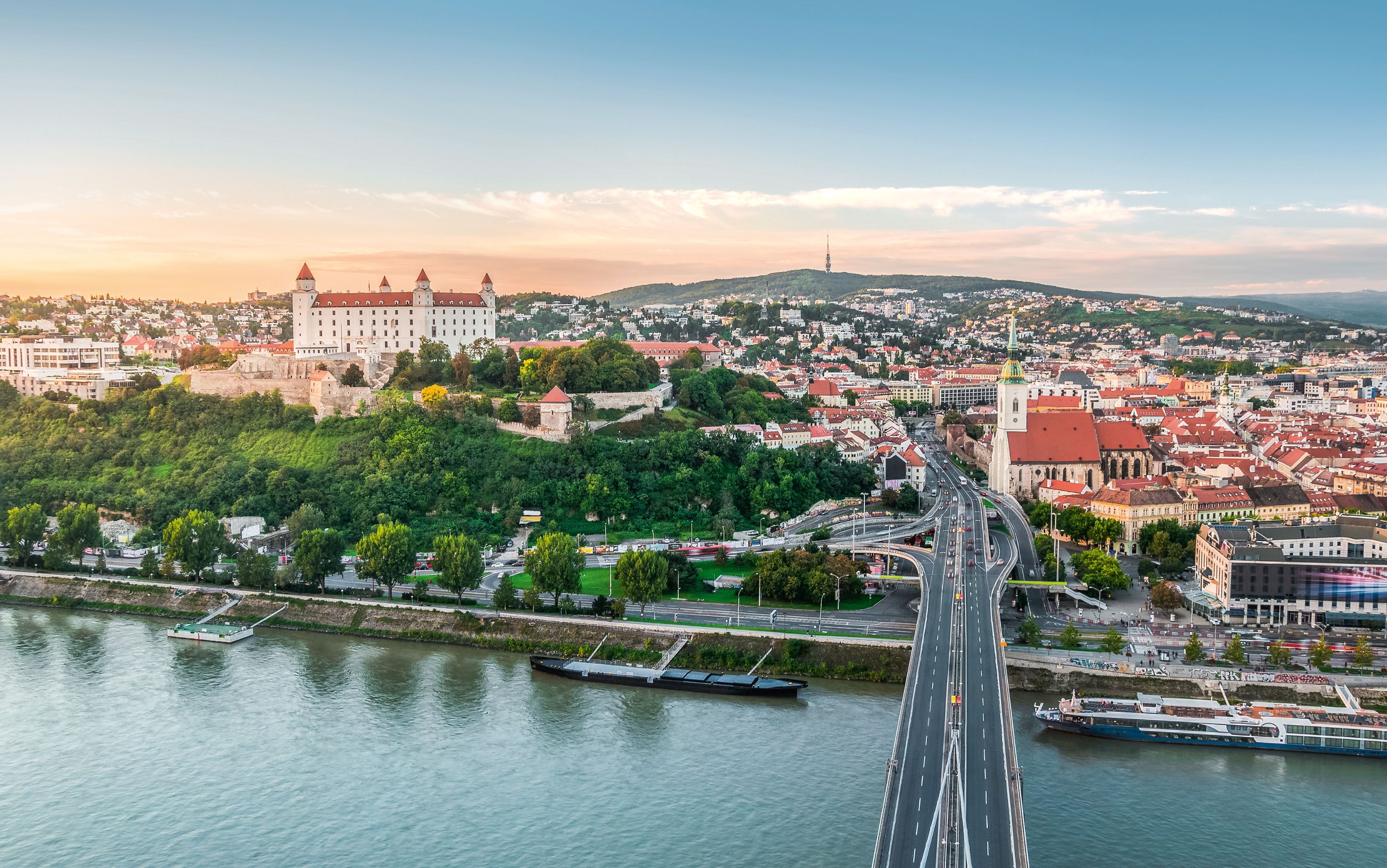 Aerialview of Bratislava