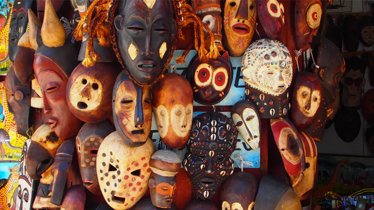  Traditional Masks, Zanzibar