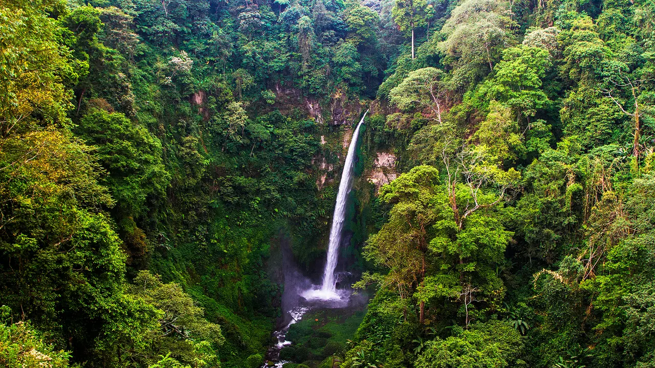 Coban Pelangi Waterfall, Indonesia