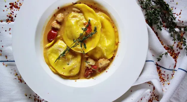 Ravioli Dish in Capri