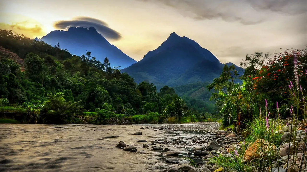 The Village Of Tambatuon, Kota Belud, Borneo