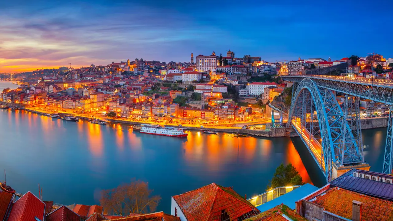 Luis Bridge Over The Douro River, Porto