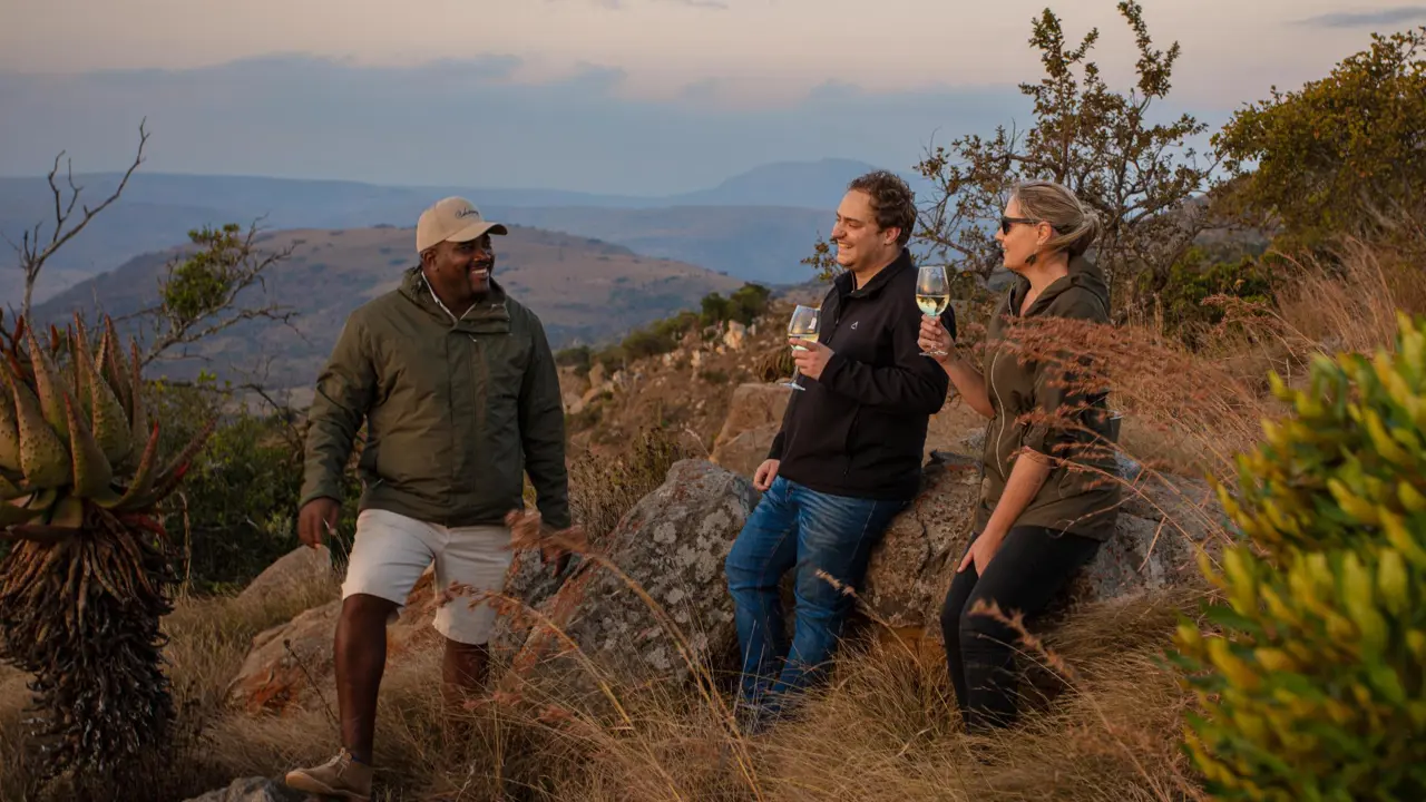 Babanango Game Reserve, sundowners