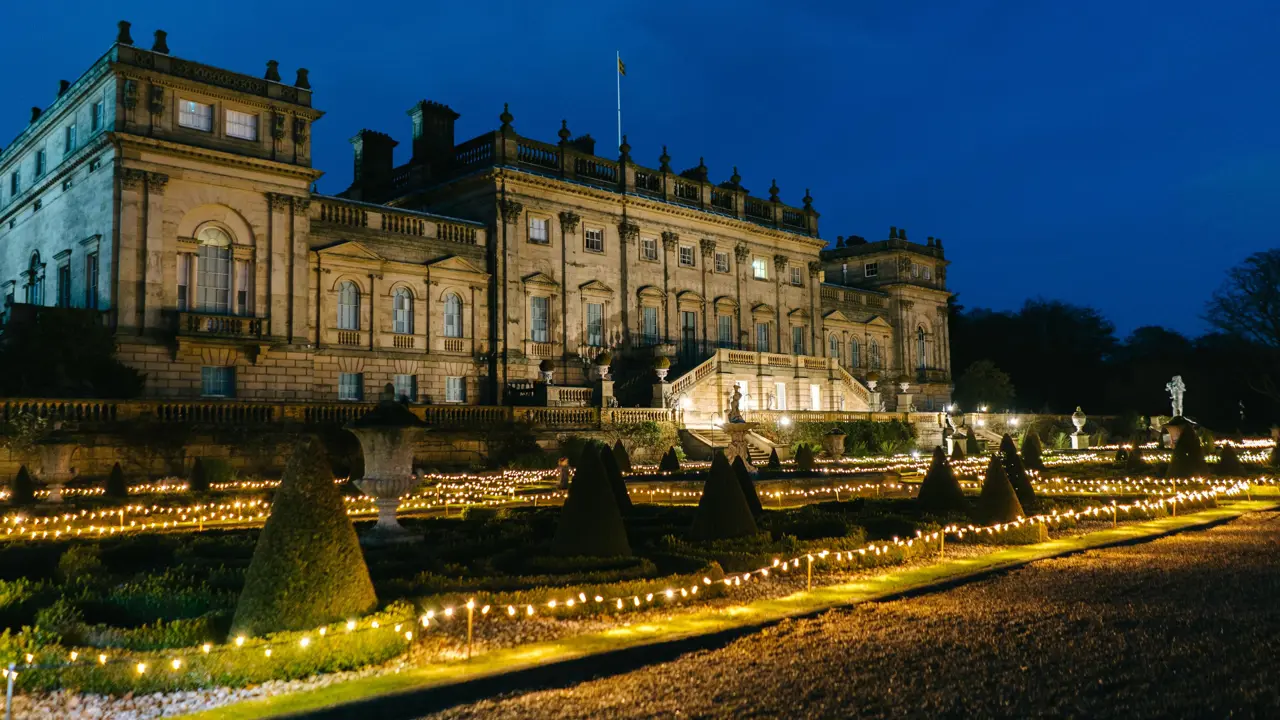 Harewood House at Christmas, Yorkshire