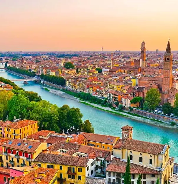 Adige River, Verona, Italy