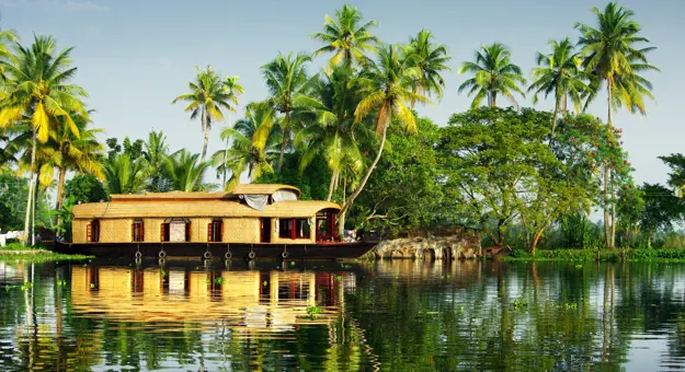 Houseboat On Kerala