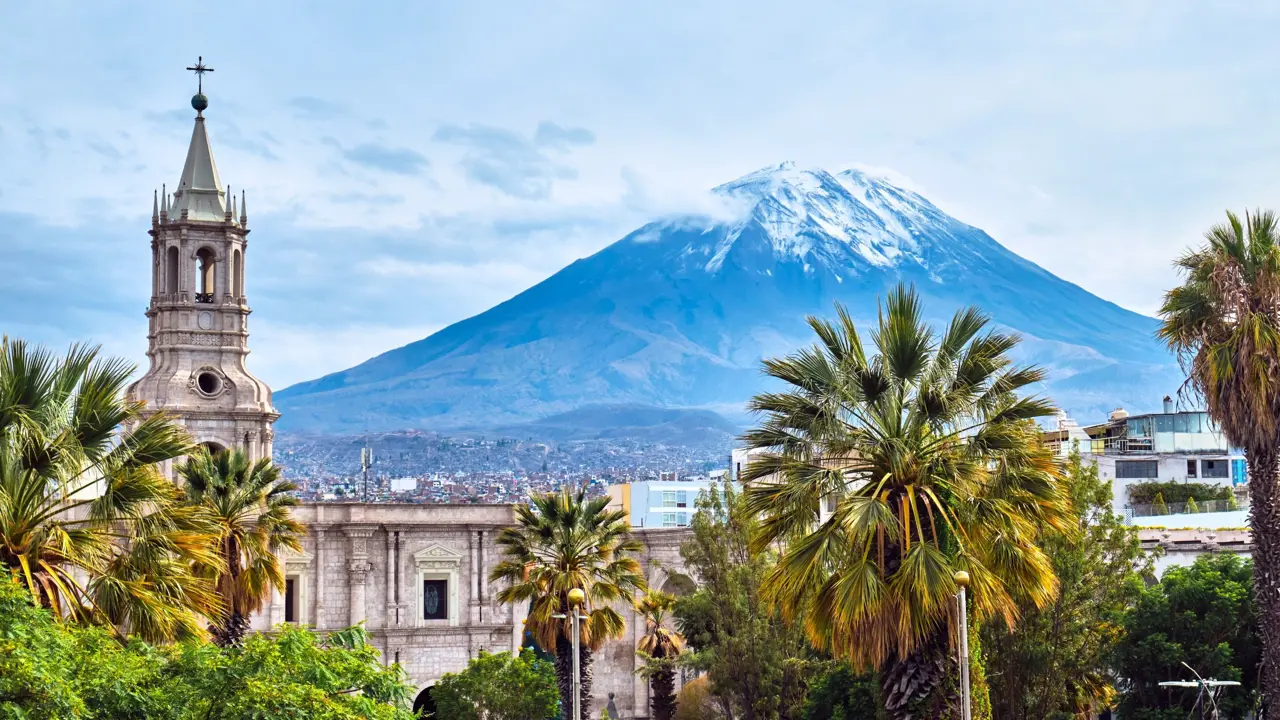 White city Arequipa, Peru