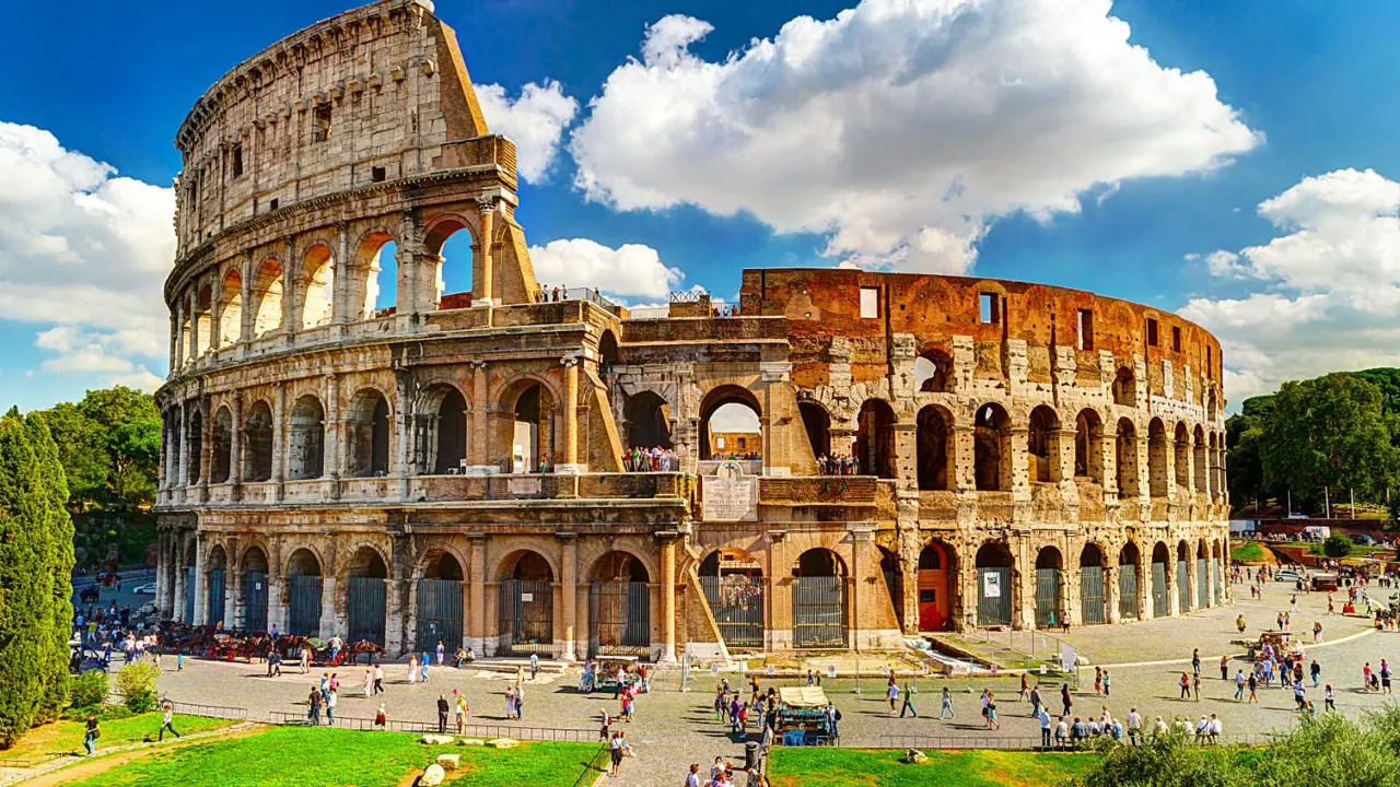 Colosseum In Rome, Italy