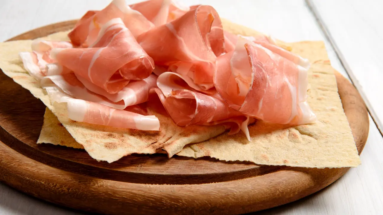 Sliced culatello, Parma, Italy
