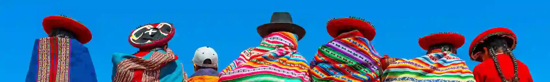 Peruvian People On Wall