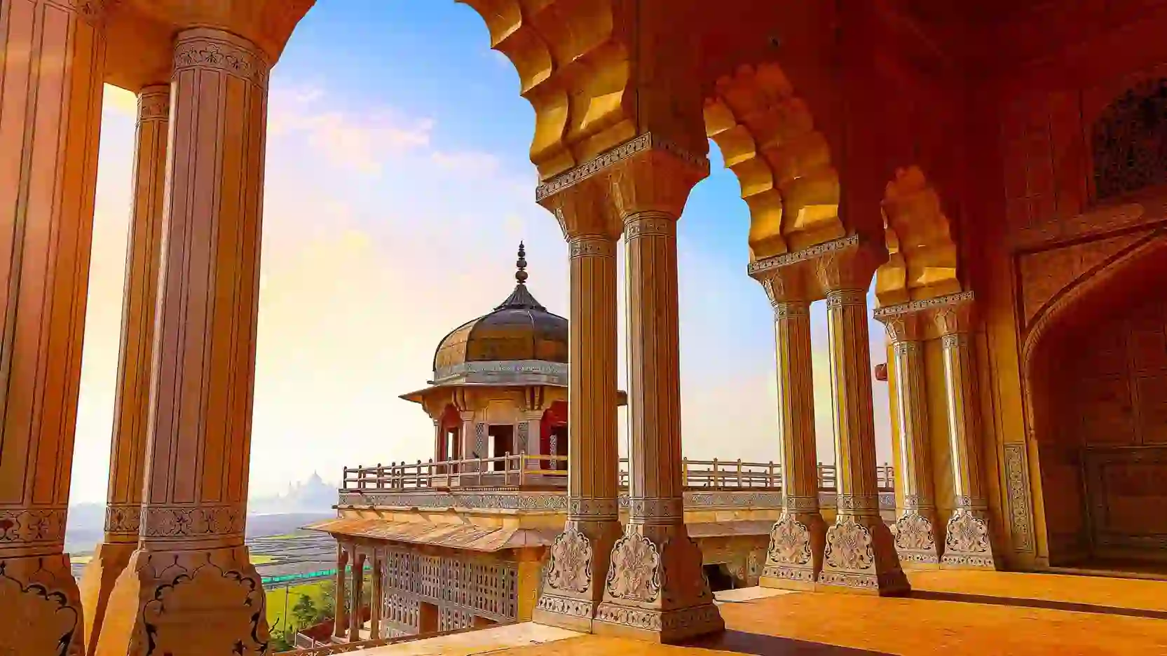 Agra Fort in India 