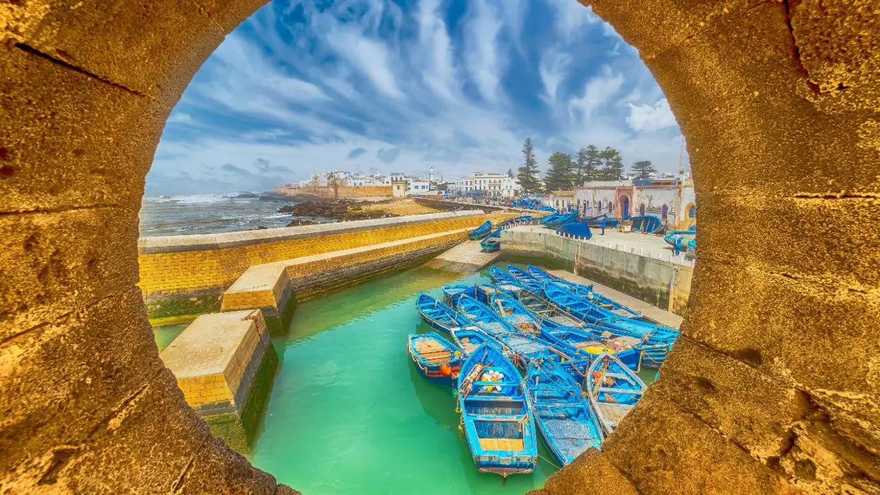 Old fortress and fishing port of Essaouira,