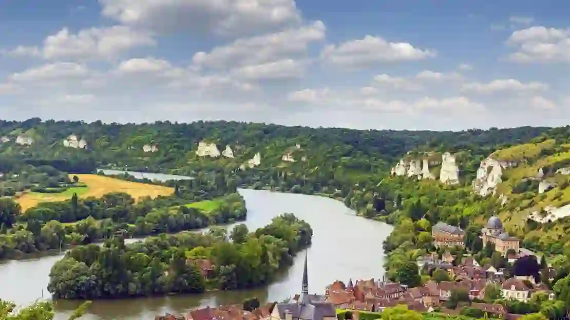 Sh 389272858 River Seine And Les Andelys Normandy France