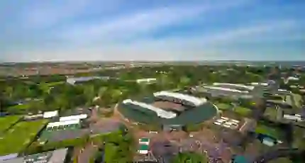 417348 View Of No.1 Court, The Hill And Wimbledon Park 2022