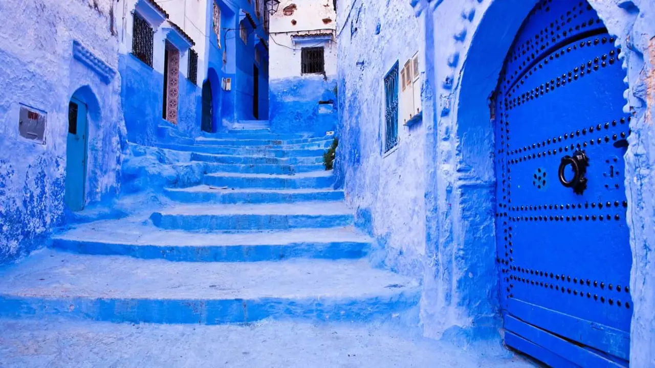 Gettyimages 561047803 Chefchaouen In Morocco Is Renowned For Its Blue Rinsed Houses