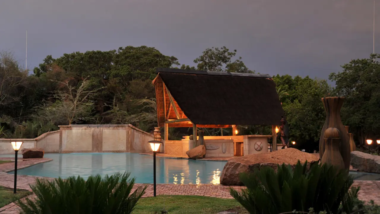 1 Signature Image Mabula Game Lodge Pool Evening