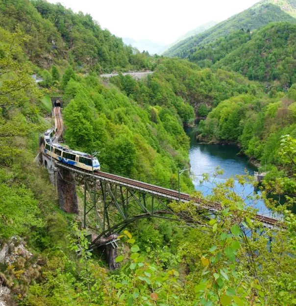 Centovalli Railway, River Melezza, Switzerland