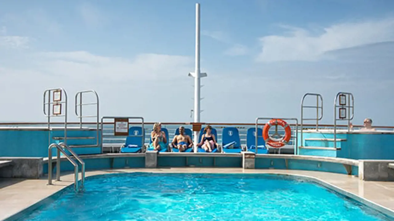 Swimming pool on board Balmoral