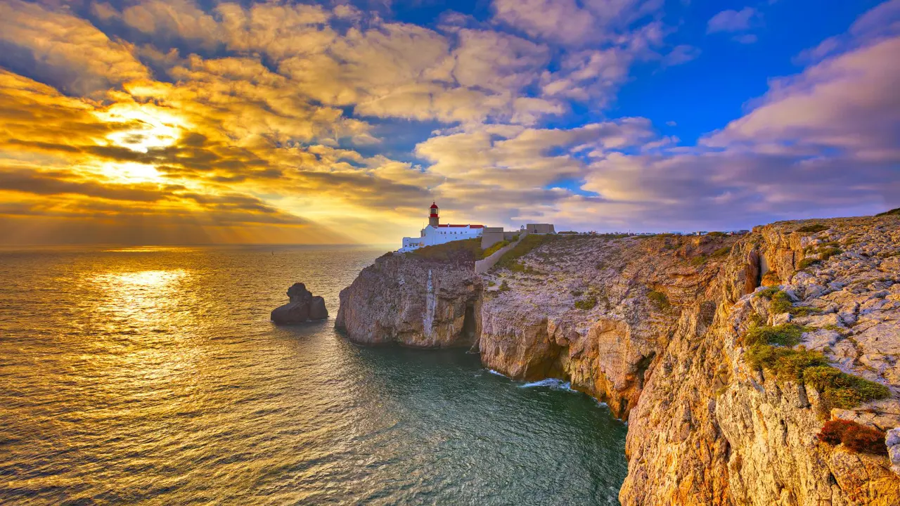 Lighthouse At Cape St Vincent, Portugal