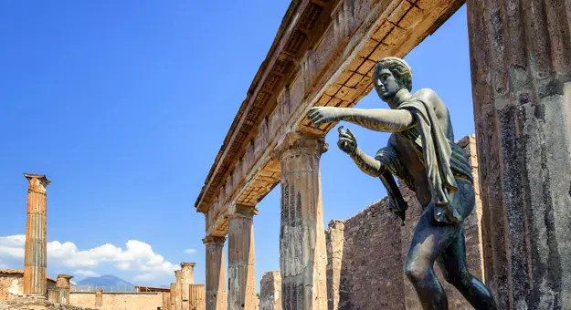 Statue of Apollo, Pompeii, Naples, Italy