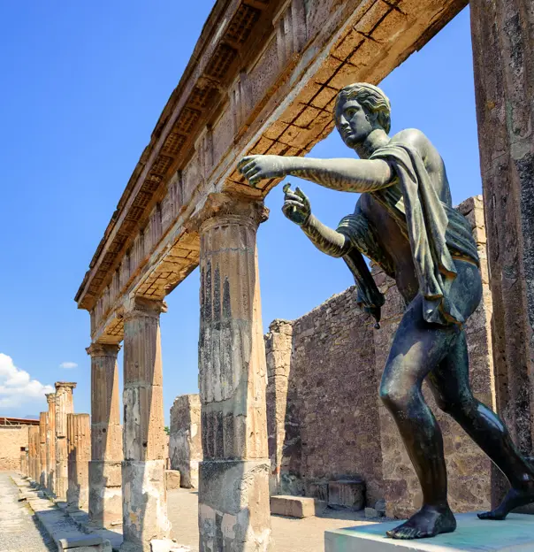Statue of Apollo, Pompeii, Naples, Italy