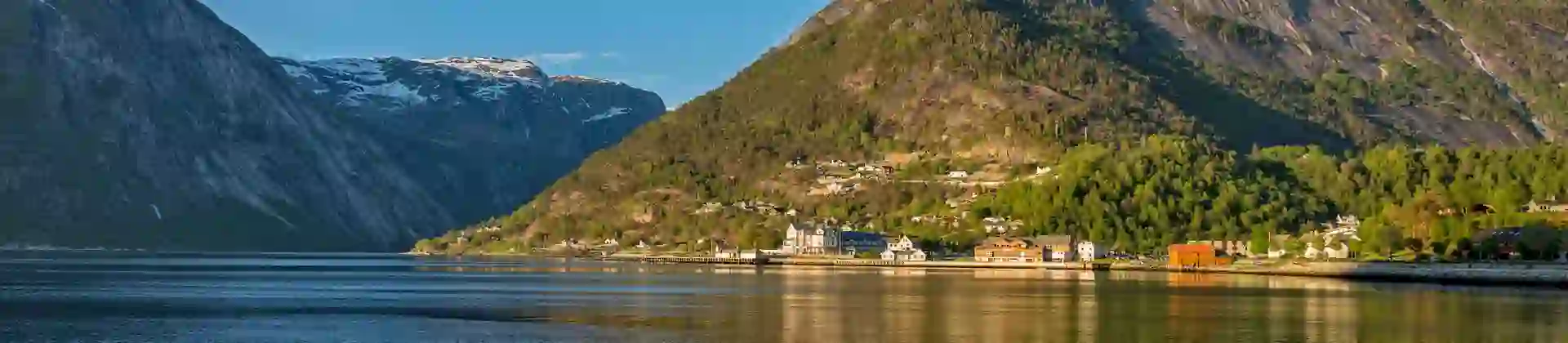 Eidfjord town, Norway