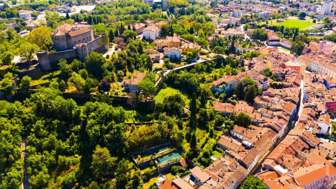 Gorizia Castle and Town, Friuli Venezia Giulia, Italy 