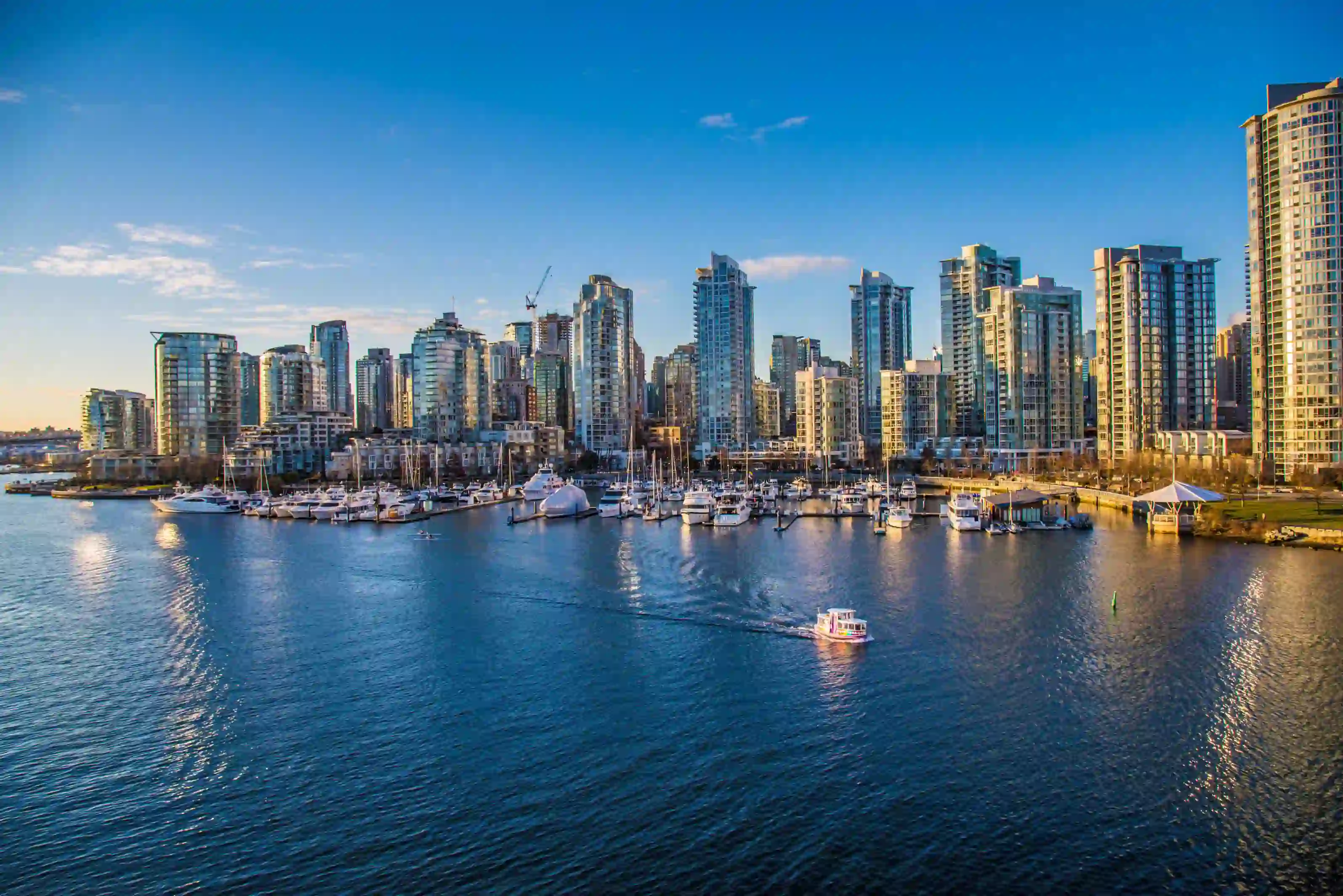 Aerial View Of Vancouver Canada