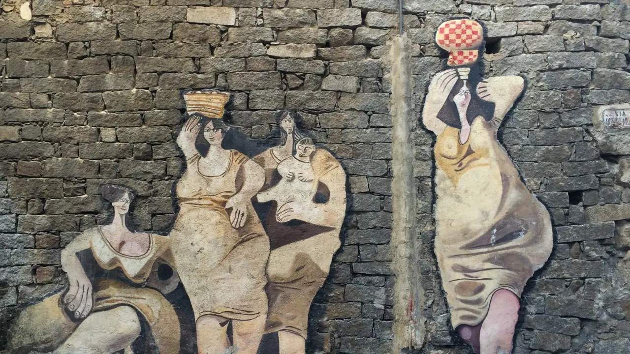 Murals, Orgosolo, Sardinia