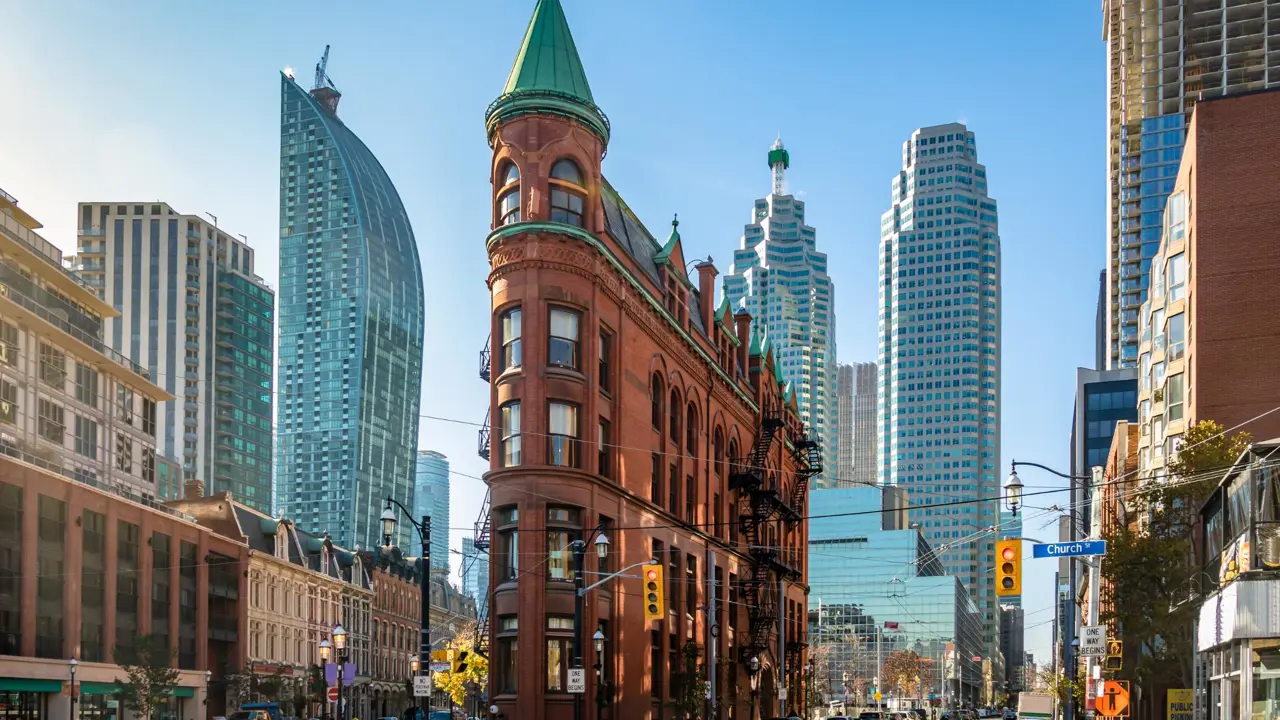 Adobestock 128628026 Flatiron Building In Downtown Toronto, Toronto, Ontario, Canada