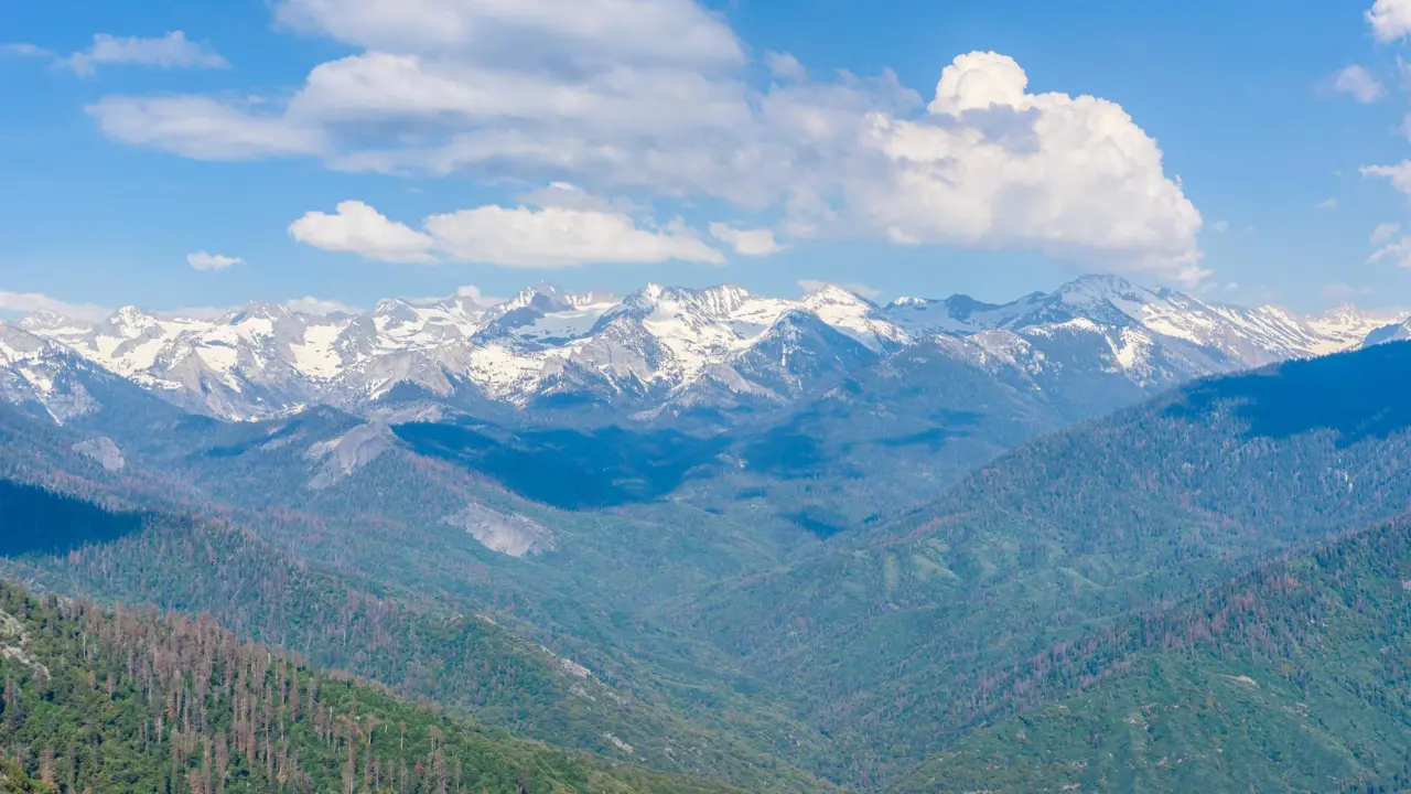 View of Mount Whitney, Sierra Nevada Mountains