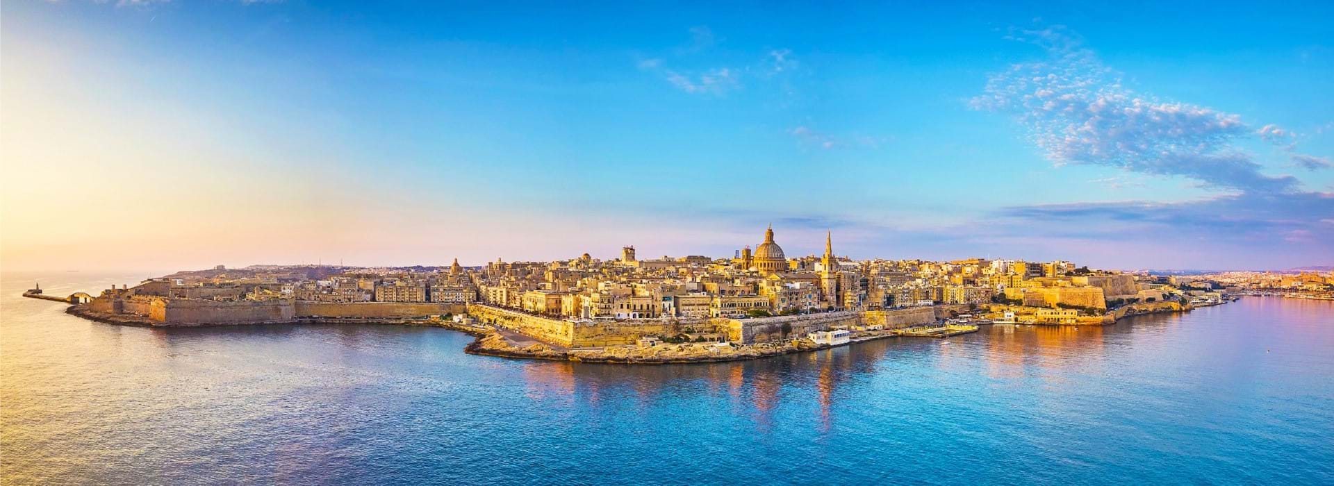 Panorama Of Valletta Malta