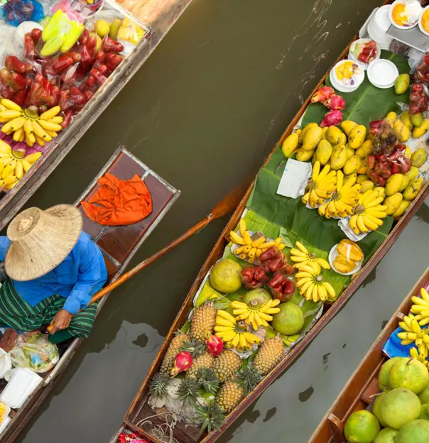 AS 234112827 Floating Market, Bangkok, Thailand
