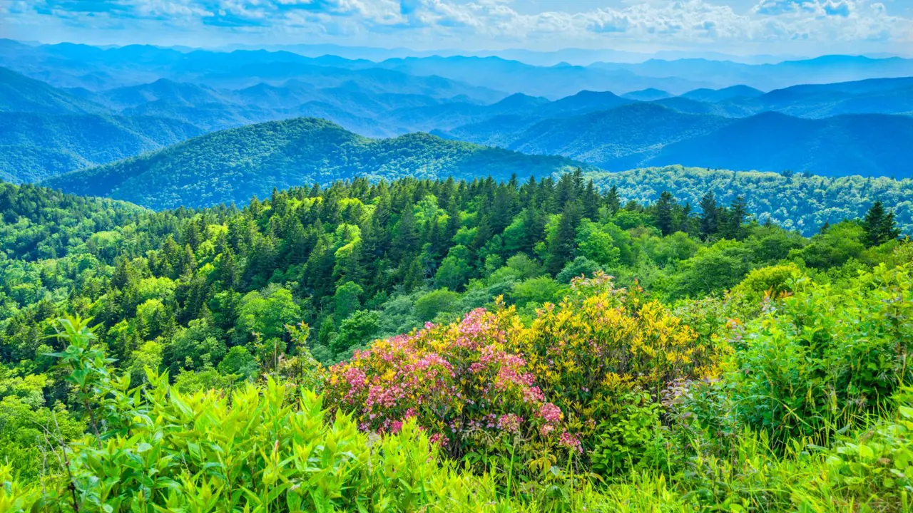 Sh 1920335276 Smoky Mountains From The Blue Ridge Parkway