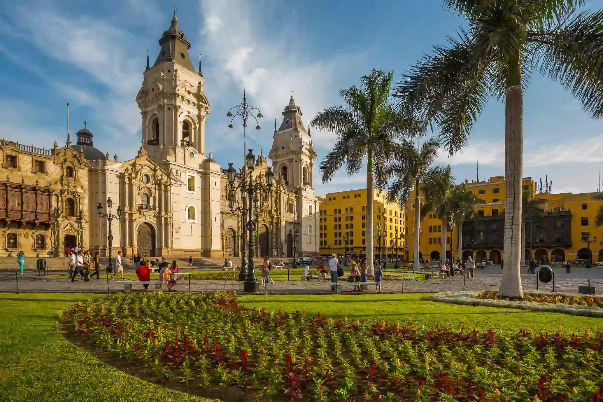 Cathedral Church Main Square Lima