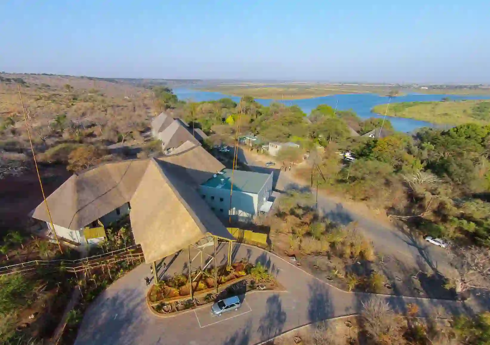 Chobe Bush Lodge Aerial